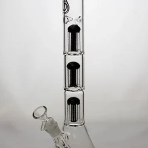 14″ genie triple 5 arms percolator water bong