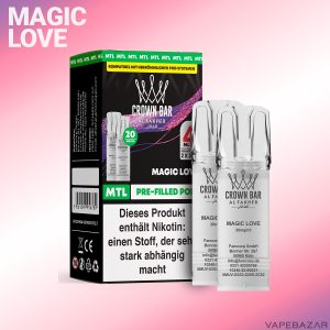 Al Fakher Pods Crown Bar 600 – MTL 20mg – Magic Love