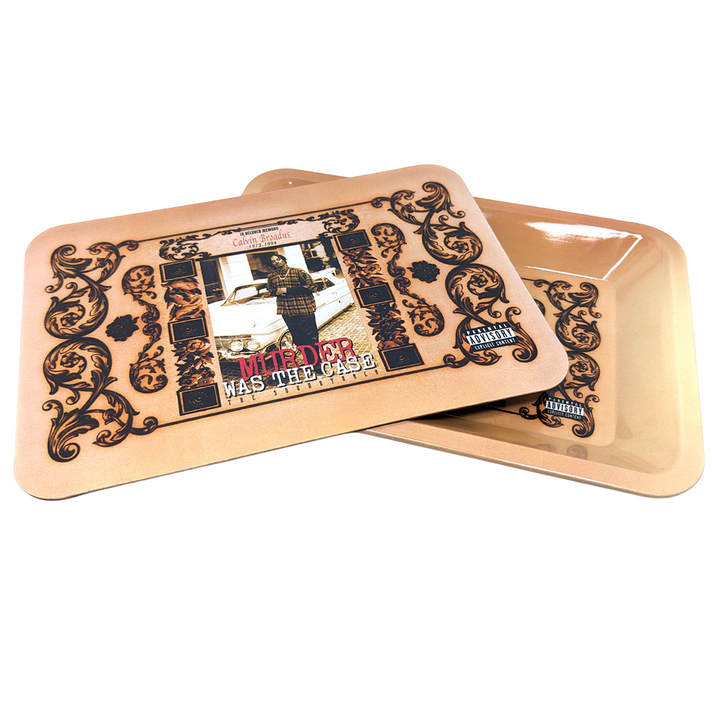 DRR – Mini Rolling Tray 7″x5″ with Magnetic Lid – Murder Was The Case – Bild 2