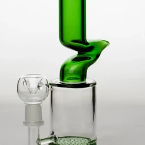 8″ honeycomb flat diffused kink bubbler