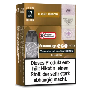 Innocigs Eco Pod – Classic Tobacco – 2er Pack
