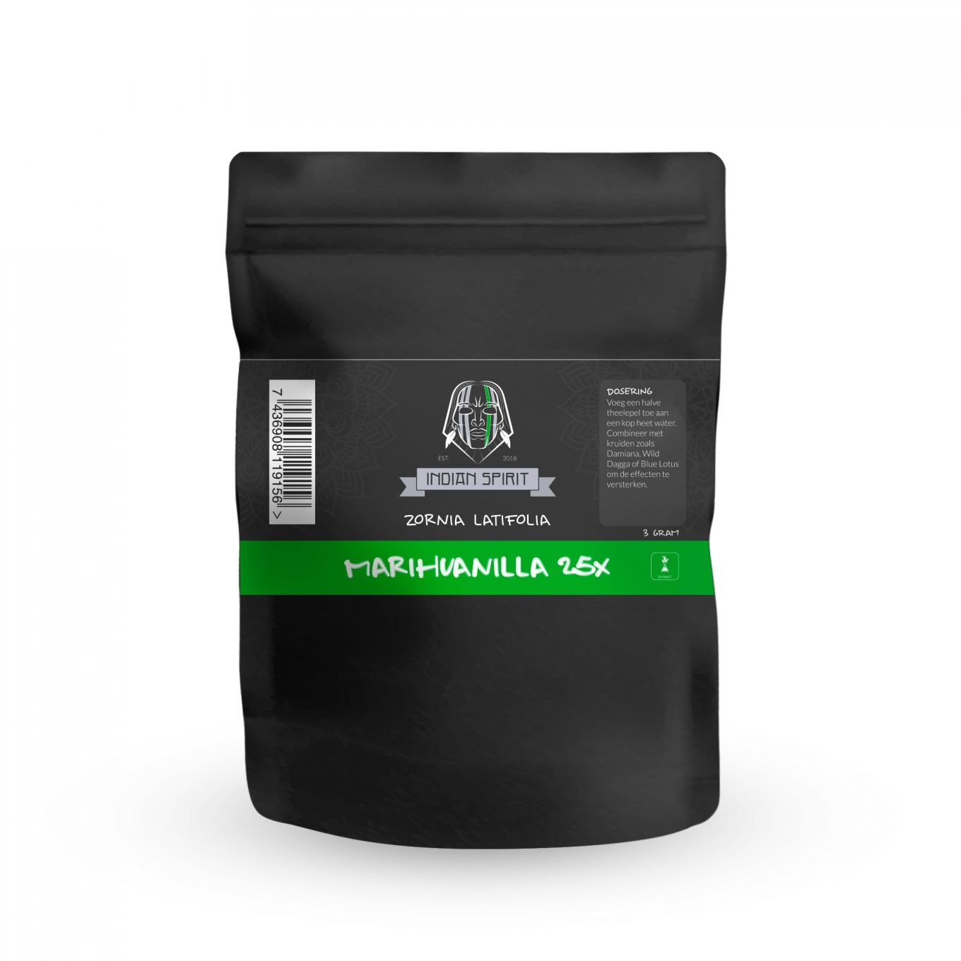 Indian Spirit – Marihuanilla 25x Extract (3 gram) – Bild 2