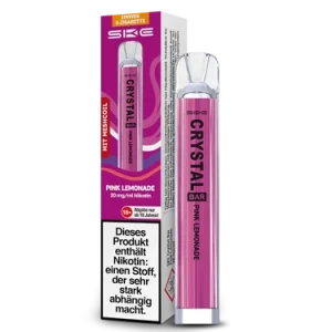 SKE Crystal Bar 600 | E-Zigarette 2% Nikotin | Pink Lemonade